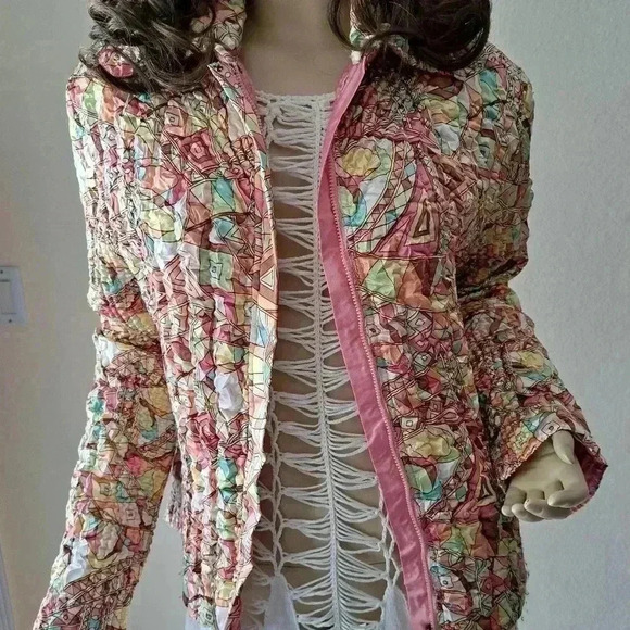 Jacket Reversible TOP silk M - Picture 7 of 9